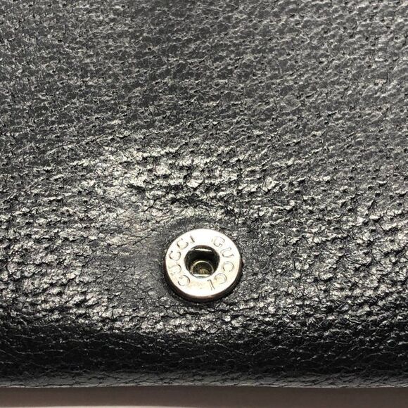 Authentic GUCCI Black Fabric & Leather Long Designer Wallet - Picture 6 of 11